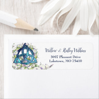 Celtic Blue Triquetra
