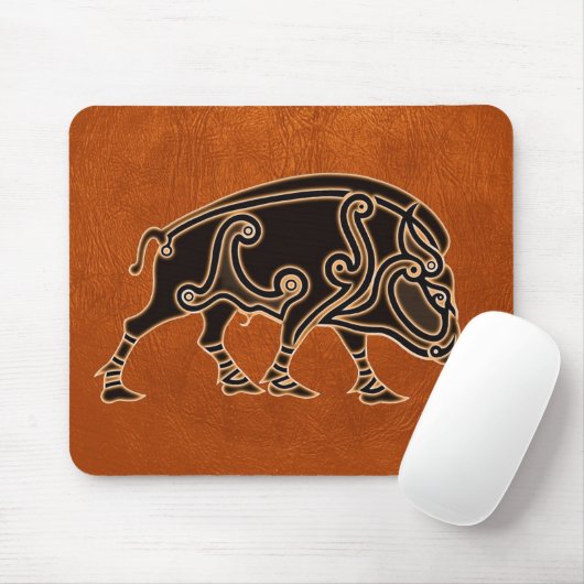 Celtic Boar Mouse mat Mousepad (Mit Mouse)