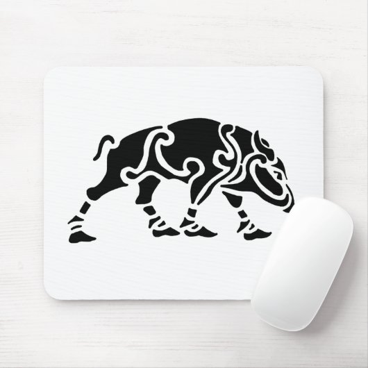 Celtic Boar Mousepad (Mit Mouse)