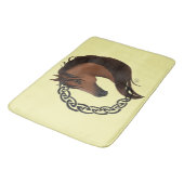 Celtic Brown Horellow Badematte (Schrägansicht)
