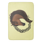 Celtic Brown Horellow Badematte (Vorderseite Vertikal)