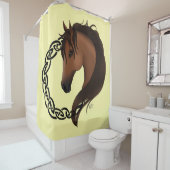 Celtic Brown Horellow Duschvorhang (Beispiel)
