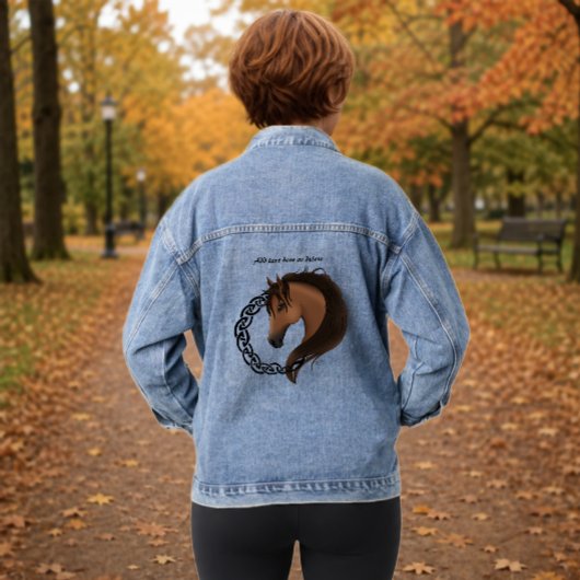 Celtic Brown Horellow Jeansjacke