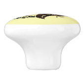 Celtic Brown Horellow Keramikknauf (Seitenansicht)