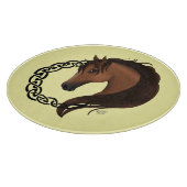 Celtic Brown Horellow Schneidebrett (Ecke)