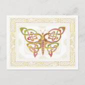 Celtic Butterfly II Postkarte (Vorderseite)
