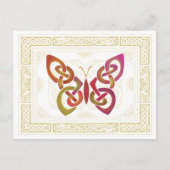 Celtic Butterfly Postkarte (Vorderseite)