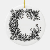 Celtic "C" with Birds Ornament (Hinten)