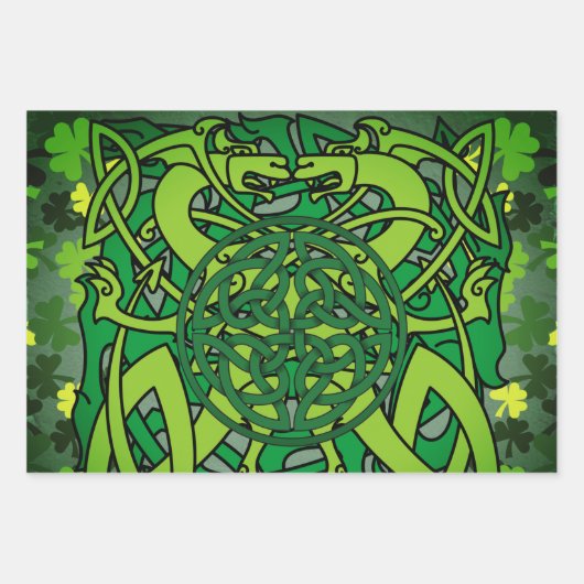 Celtic Celebration Geschenkpapier Set (Vorderseite)