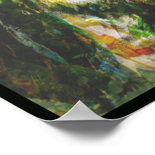 Celtic Cernunnos Fine Art Poster (Ecke)