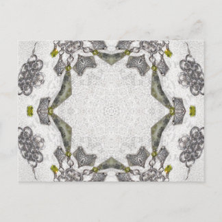 Celtic Chainlink Kaleidoskop-Mandala Postkarte