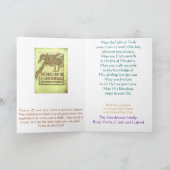 Celtic Christmas card Feiertagskarte (Innenseite)