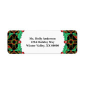 Celtic Christmas Holly Wreath Pattern (Vorne)