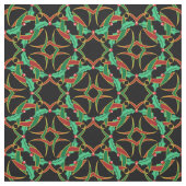 Celtic Christmas Holly Wreath Pattern Stoff (Muster)