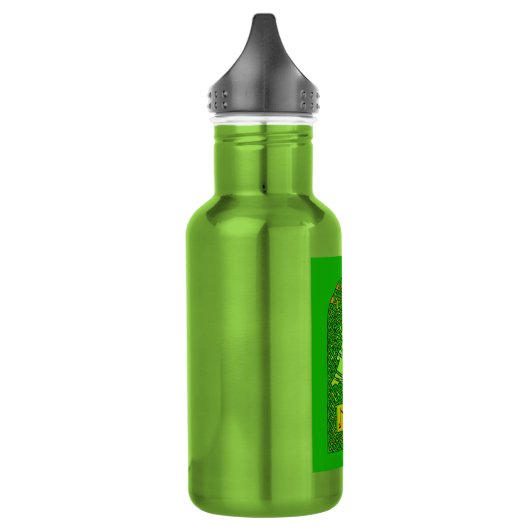 Celtic Christmas Tree - Green Edelstahlflasche (Links)