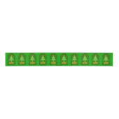 Celtic Christmas Tree Ribbon Ripsband (Vorderseite)