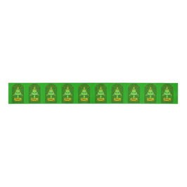 Celtic Christmas Tree Ribbon Ripsband