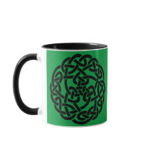 Celtic Circle Irish Green und Black
