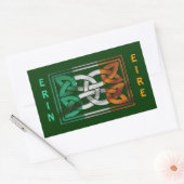 CELTIC CLASSICS Irish Flag Collection Rechteckiger Aufkleber (Umschlag)