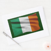 CELTIC CLASSICS Irish Flag Collection Rechteckiger Aufkleber (Umschlag)