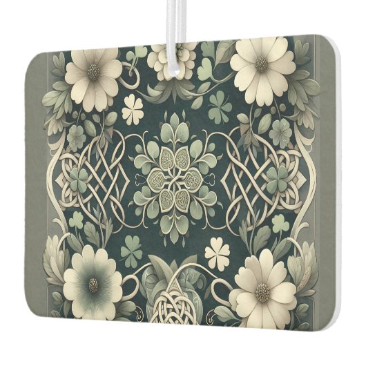 Celtic Clover Floral Charm Autolufterfrischer (Links)