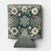 Celtic Clover Floral Charm Dosenkühler (Rückseite)