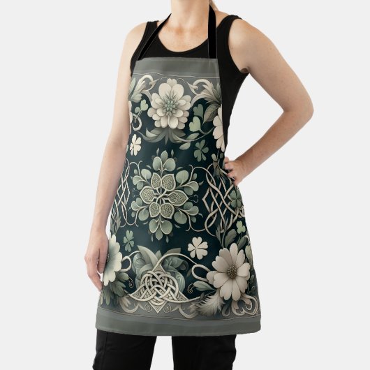 Celtic Clover Floral Charm Schürze (InSitu)