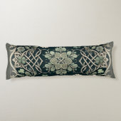 Celtic Clover Floral Charm Seitenschläferkissen (Rückseite)