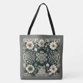 Celtic Clover Floral Charm Tasche (Vorderseite)