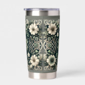 Celtic Clover Floral Charm Thermobecher (Rechts)