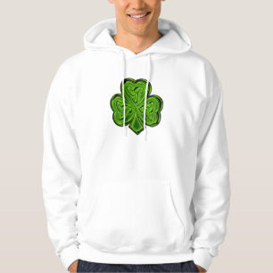CELTIC CLOVER KLEEBLATT Hoodie im irischen Stil