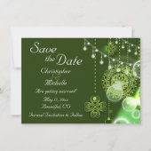 Celtic Clovers Irish Save the Date Wedding Einladung (Vorderseite)