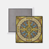 Celtic Compass Magnet (Vorderseite/Rückseite)