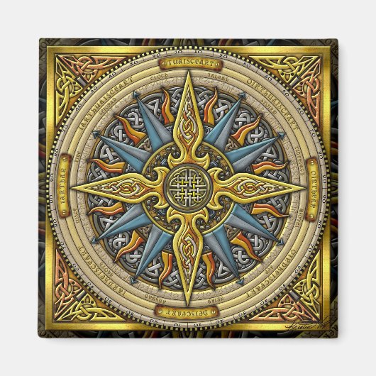 Celtic Compass Magnet (Vorne)
