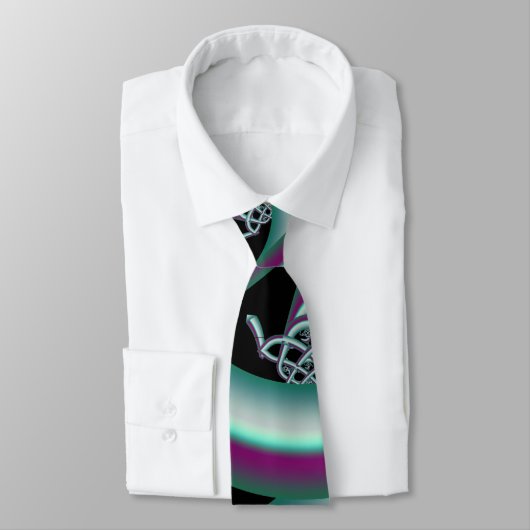 Celtic Coole Abstrakte Fine Fraktal Art Krawatte (Gebunden)
