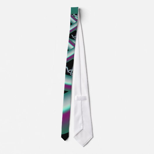 Celtic Coole Abstrakte Fine Fraktal Art Krawatte (Rückseite)