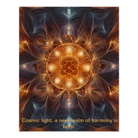 Celtic Cosmic Energy Cross Poster (Vorderseite)