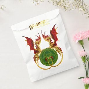 Celtic Crescent Moon and Dragons Geschenktütchen