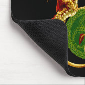 Celtic Crescent Moon and Dragons Mousepad (Ecke)