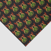 Celtic Crescent Moon and Dragons Seidenpapier (Ausschnitt)