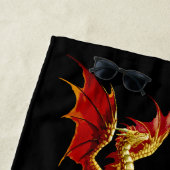 Celtic Crescent Moon and Dragons Strandtuch (Beispiel)