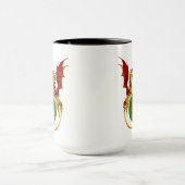 Celtic Crescent Moon and Dragons Tasse (Zentrum)