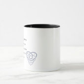 Celtic Crescent Moon & Mütterschaft Knoten Tasse (Zentrum)