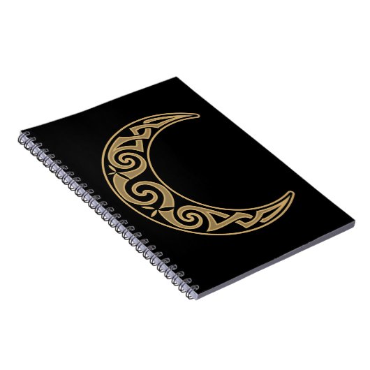 Celtic Crescent Moon Notizblock (Rechte Seite)