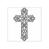 Celtic cross 2 Illustration Art Briefmarke Gummistempel (Prägung)