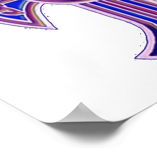 Celtic Cross 2 Lila Poster (Ecke)