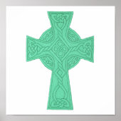 Celtic Cross 3 Green Poster (Vorne)
