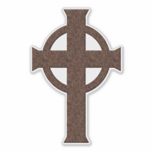 Celtic Cross Aufkleber (Vorderseite)