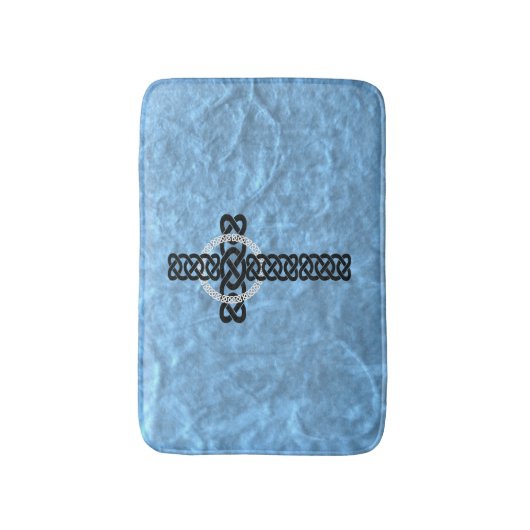 Celtic Cross Badematte (Vorderseite Vertikal)