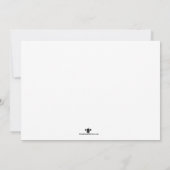 Celtic Cross Bestätigung Einladung für Jungen (Rückseite)